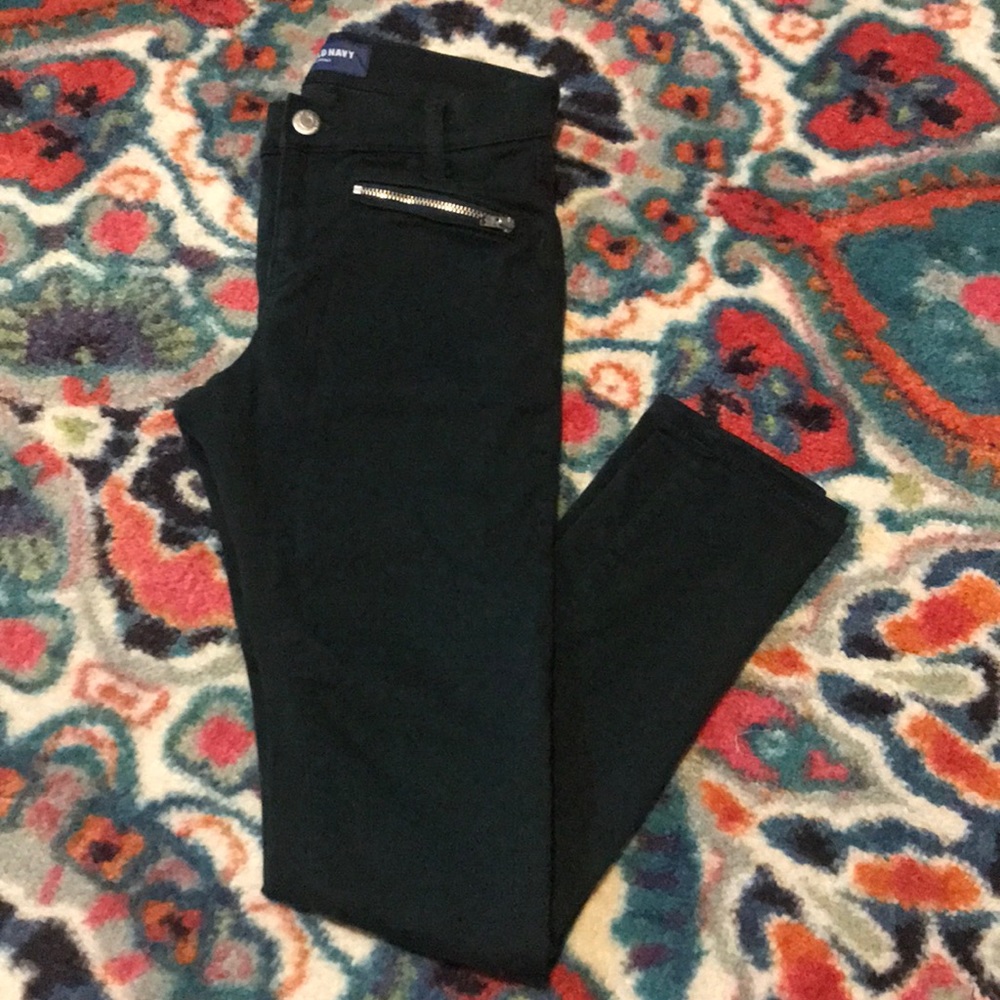 Hunter Green Old Navy Skinny Pants